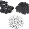 Aquarium Filter Media, 250G Ceramic Rings, 250G Activated Carbon + 25 Pcs Bio Balls 26MM