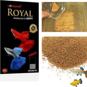 Horizone (22G) Royal Breeding Feed For Guppy Fish Food, 100% Natural Food - All Life Stages, Powder