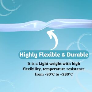 Silicone Aquarium Airline Tubing – 10m, 5mm Diameter | Flexible Hose for Air Pumps, Check Valves & Air Stones