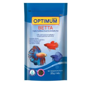 Optimum Betta Fish Food (20 gm) (Pack of 2) with Free Key Ring