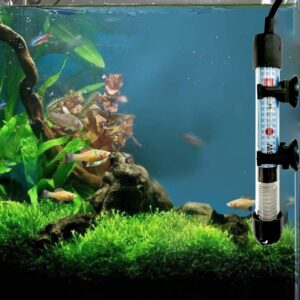 RS-25W Aquarium Heater Submersible Auto Thermostat Fish Tank Heater, Betta Tank and Small Aquarium Heater for Fish Tank