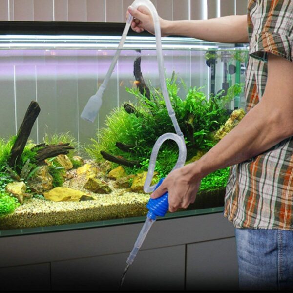 Siphon Pump for Aquarium/Fish Tank Cleaning Tool Without Valve (1.7 Meter)