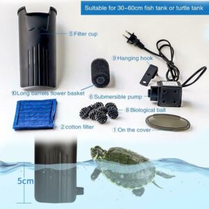 Sobo WP-208h Hang On Biochemical Filter Corner Aquarium Filter