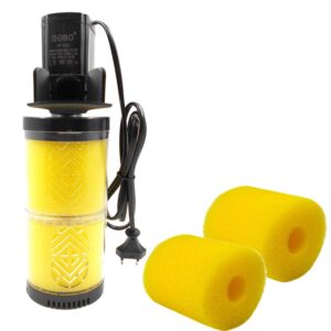 SOBO FK-1002 3 in 1 Filtration Pump Submersible Aquarium Internal Filter