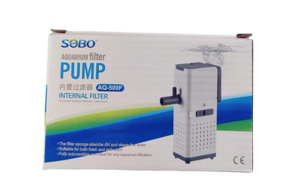 SOBO Aquarium Filter Pump AQ-500F Internal Filter