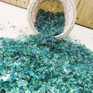 Healing Blue Apatite Crystal Chips for Vastu 500 Gm