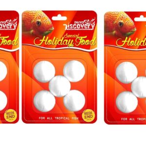 Taiyo Pluss Discovery Special Holiday Weekend Slow Release Feeder Tablet Fish Food for All Life Stages Tropical & Exotic Fishes
