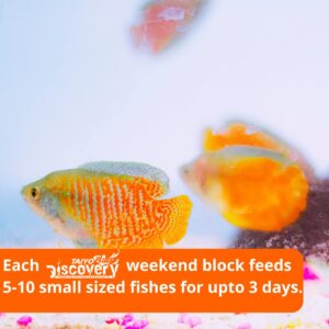 Taiyo Pluss Discovery Special Holiday Weekend Slow Release Feeder Tablet Fish Food for All Life Stages Tropical & Exotic Fishes