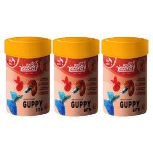 Taiyo Pluss Discovery Guppy Bits - 25 g (Pack of 3) | Staple Diet for Guppies