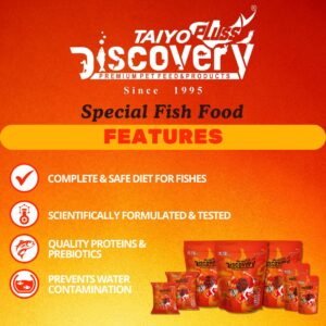 Special Fish Food - 1 kg (1.2 mm Pellets) Pouch | Daily Nutrition Grow Feed for All Tropical and Koi Fishes