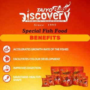 Special Fish Food - 1 kg (1.2 mm Pellets) Pouch | Daily Nutrition Grow Feed for All Tropical and Koi Fishes