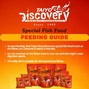 Special Fish Food - 1 kg (1.2 mm Pellets) Pouch | Daily Nutrition Grow Feed for All Tropical and Koi Fishes