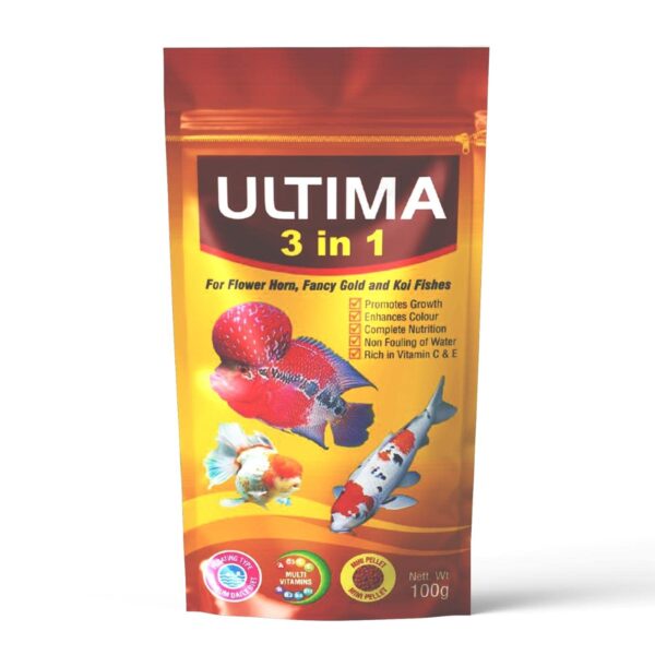 Taiyo Ultima 3-in-1 Fish Food, 100 g